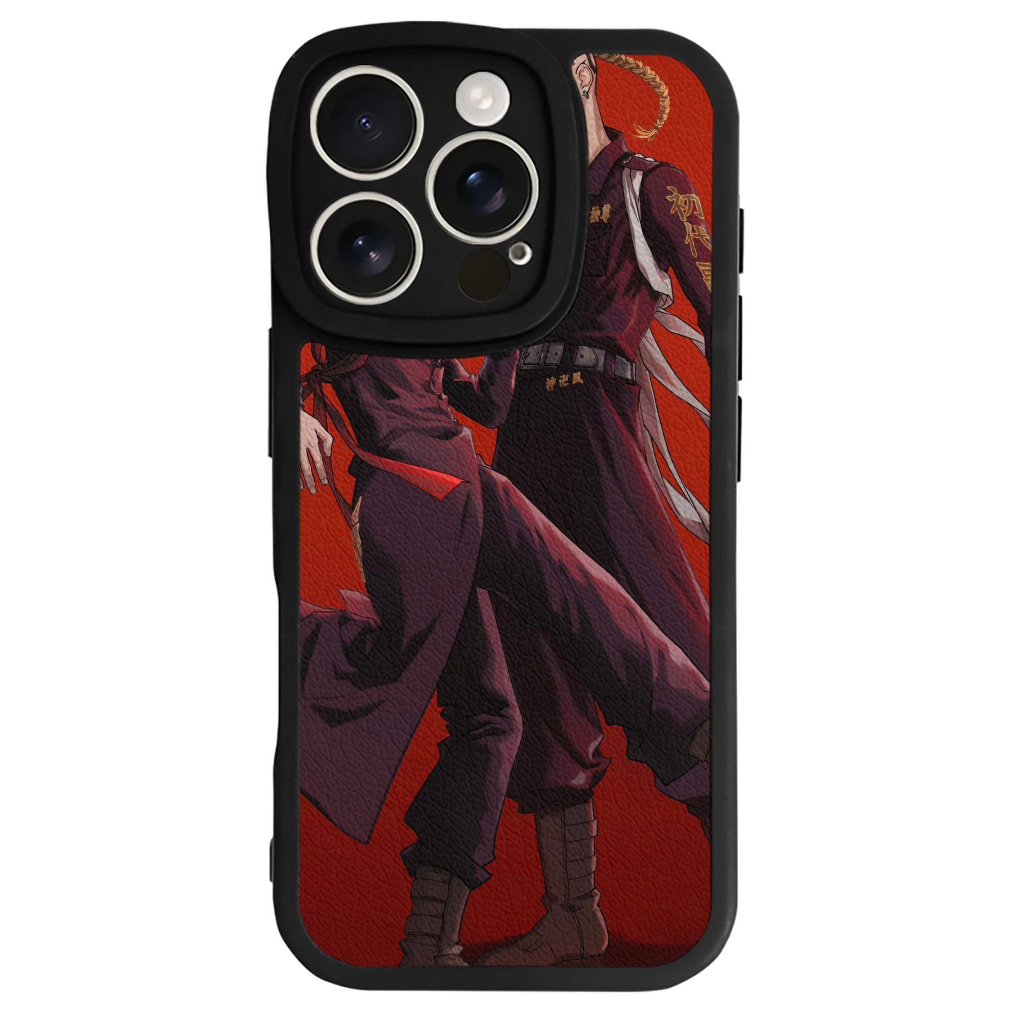 （画像用） 東京リベンジャーズ Tokyo Revengers 【iPhone 16シリーズ対応】シリコンスマホケース（レザー調） 材質：シリコン